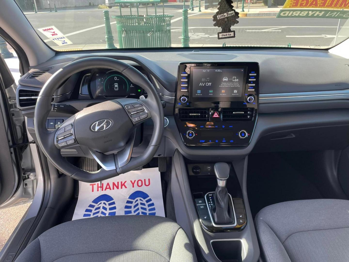 2020 SILVER /GRAY Hyundai Ioniq Plug-In Hybrid (KMHC75LD7LU) , located at 744 E Miner Ave, Stockton, CA, 95202, (209) 944-5770, 37.956863, -121.282082 - PLUS TAXES AND FEES - Photo#9